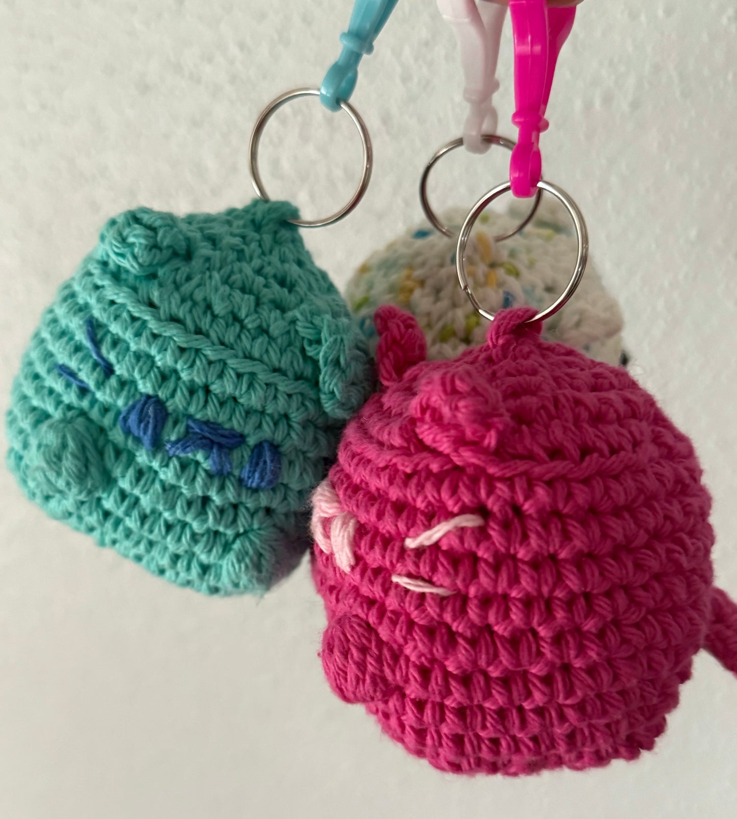 Crochet Cat Bag Charms