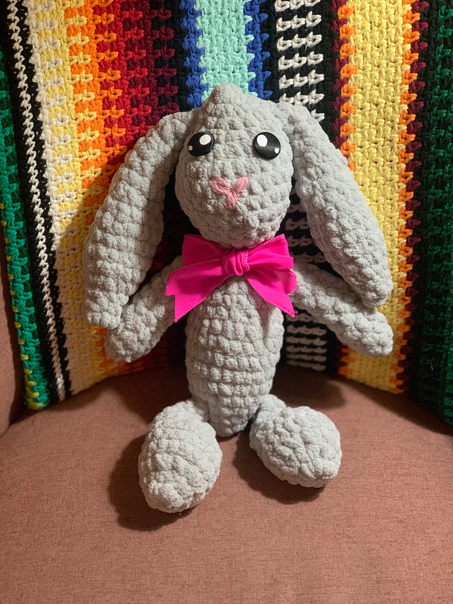 Bunny w/ Pink Ribbon
