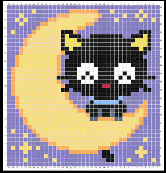 Chococat on the Moon - Free Pattern!