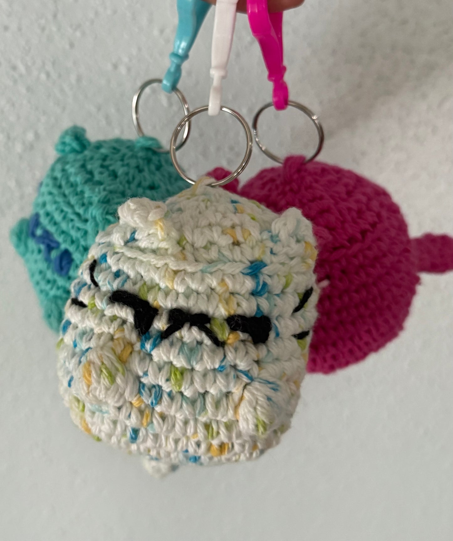 Crochet Cat Bag Charms