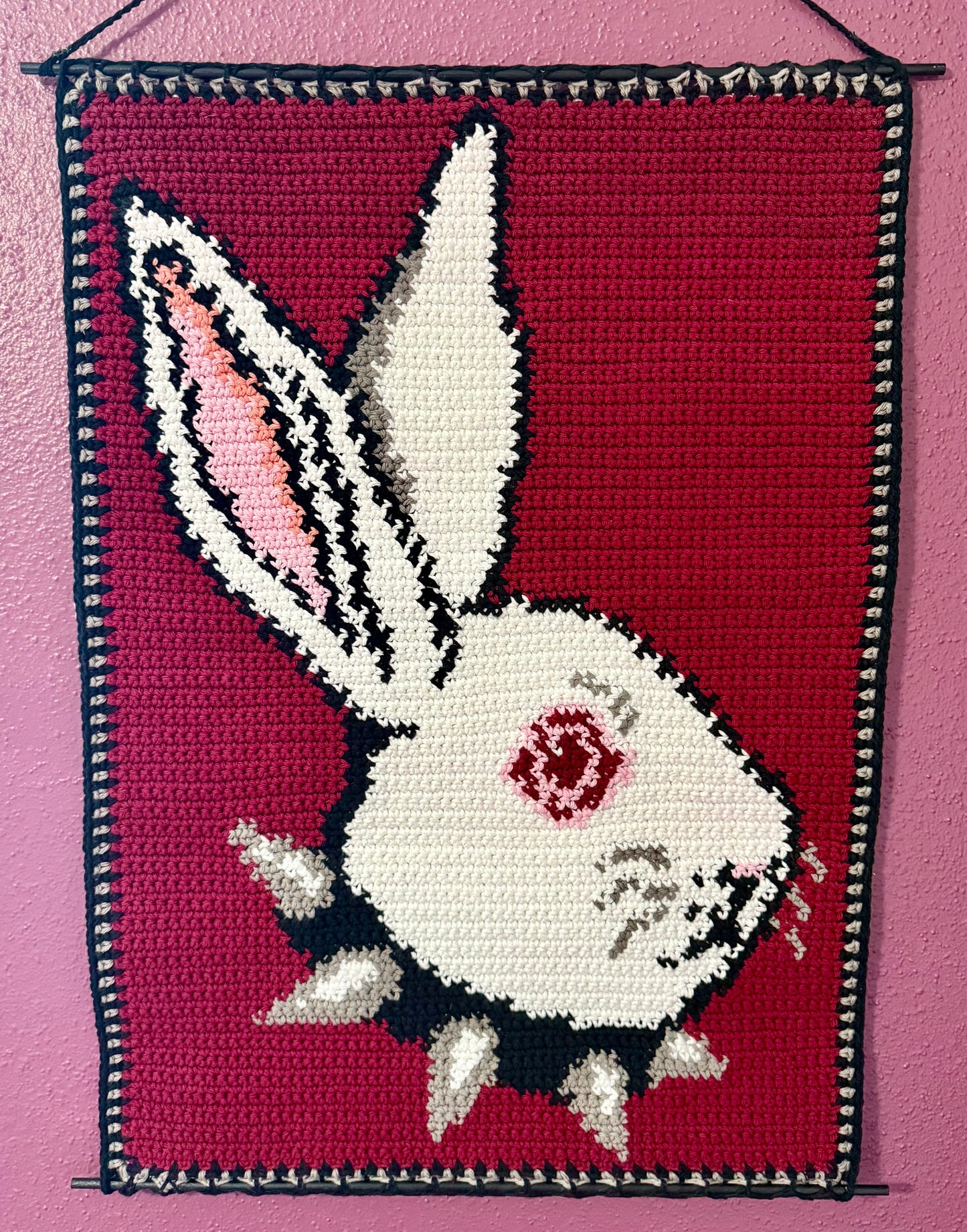 Bunny with a Spike Collar