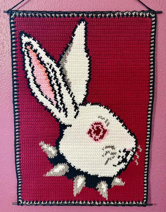 Bunny with a Spike Collar